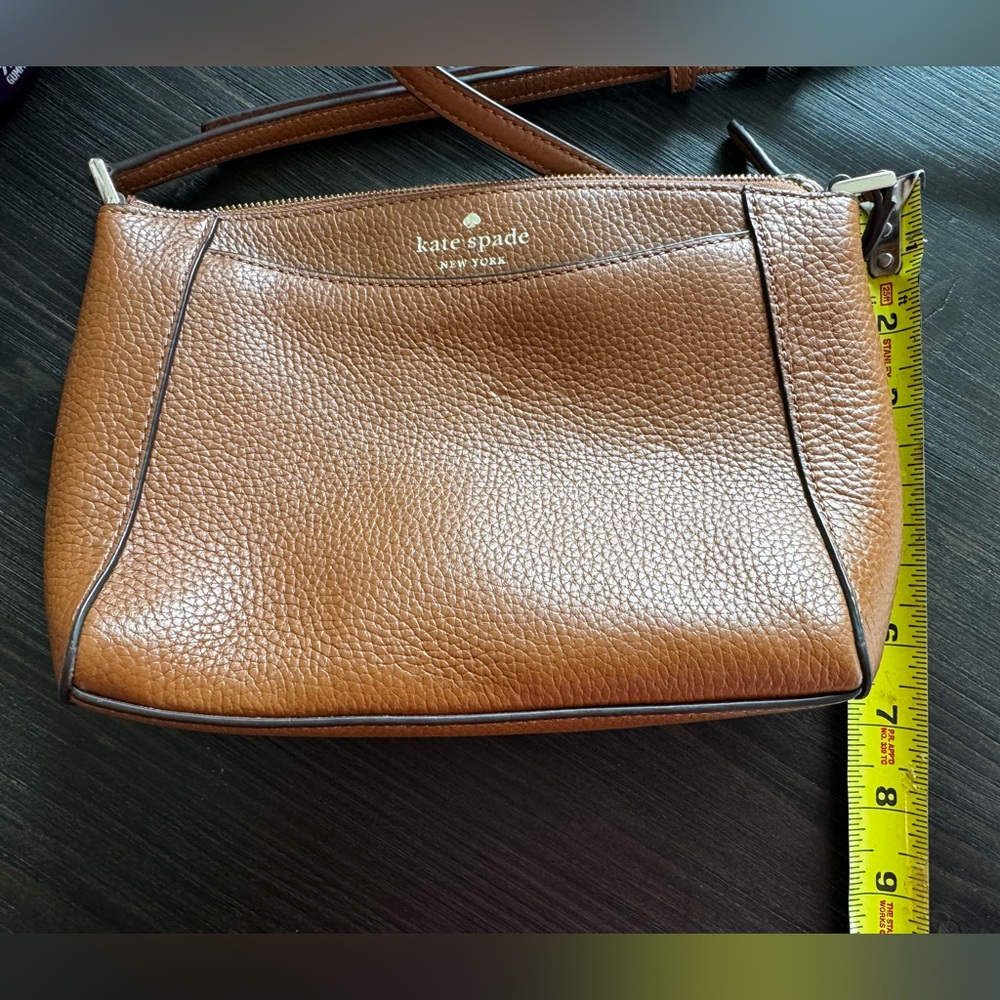 Kate Spade Monica Tan Leather Shoulder Bag- EUC